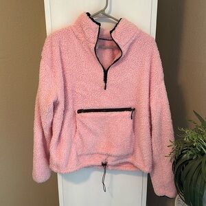 Pink Fuzzy Sweatshirt